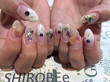 トータルサロン 白べぇーっ プラス/たっぷり天然石ネイル★