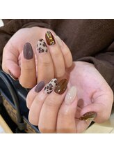 カッツ エステティックサロン 元町(CUT S)/レオパードネイル