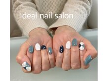 イデア(IDEAL)/アーガイルニットネイル