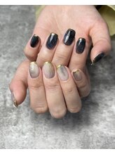 モルフォ 千駄ヶ谷(Morpho)/アシンメトリーネイル