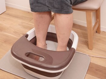 ソルーブ 広尾店/全てのBodyコースにフットバス♪