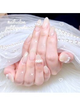 プティポルト(petite porte)/ちゅるんベージュ×上品パール