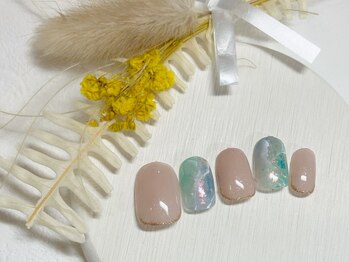 ブレス 仙台駅前本店(BLESS)/大理石ネイル