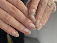 アイネイルズ 吉祥寺店(I nails)/カフェラテもやもやネイル