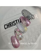 エンジェル 葛飾(ANGEL)/透け感ありのピンクネイル