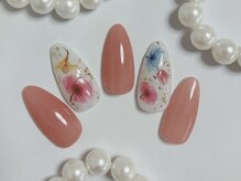 キラキラネイル 川口 南鳩ヶ谷店/春フラワーデザイン