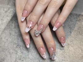 かわいい＊ピンクフレンチ