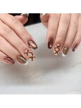 エンズネイル(O’s nail)/リボンネイル