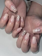 ナツネイル(natsu'nail)/クロスパーツデザイン