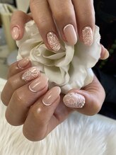 ネイルアンドコー (Nail&co.)/レースフラワーネイル