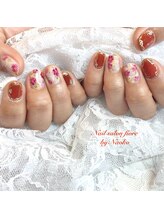 フィオーレ(fiore)/春満開♪手描きお花ネイル