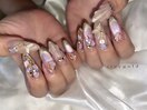 アミ施術お客様ネイル