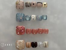 アンネ 梅田 ALLYS店(ANNE)/foot art design7月☆パラジェル