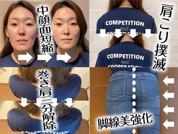 ネルジム 札幌店(NERU GYM)/美容整体の嬉しい効果