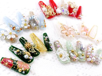 ネイルコレクション ピンク(Nail Collection Pink)/つけ放題：画像持ち込み◎