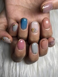【Hand】シースルーネイル