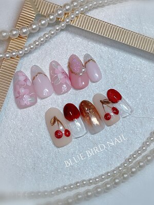 Blue bird nail【ブルーバードネイル】　