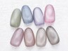 【新規】ハンド：ジェルツヤ感マグネットネイル¥9350→¥7480　※オフ無料
