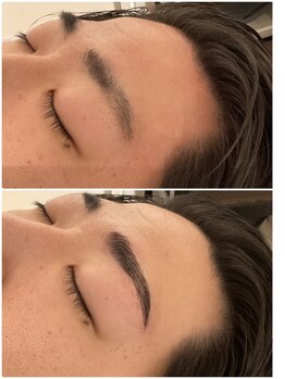 ケードット カシェットプラス(K.CACHETTE+)の写真/【アカ抜け眉で第一印象をアップ!】】大人気メンズアイブロウ★次世代眉毛パーマ パリジェンヌブロウリフト