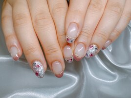 【パラジェル】押し花ネイル