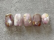 エールルーム 中目黒(aileroom)/くすみ春色マーブル　マグネット