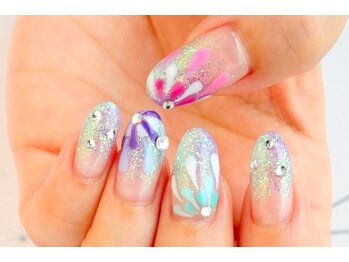 トータルビューティーステラ(TOTAL BEAUTY STELLA)/花火ネイル