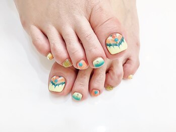 ネイルコレクション ピンク(Nail Collection Pink)/フットジェル付け放題￥12990