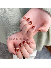 カフェラテネイル♪