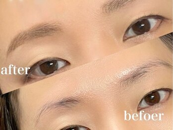 エントルム(Entrum)の写真/【アイブロウスタイリング】お顔の印象を決める“眉”はプロに任せて一気に垢抜け♪朝のメイクの時短にも◎