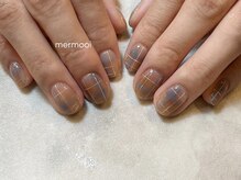 メルモーイ(mermooi)/チェックネイル