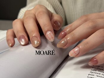 モアレネイル(moare' nail)/ハンド/持ち込み90分アート¥8000