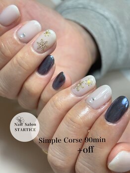 スターチス(STARTICE)/雪ネイル