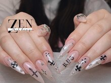 ゼン ネイル デザイン 池袋(ZEN NAIL DESIGN)/長さだしやり放題×つけ放題