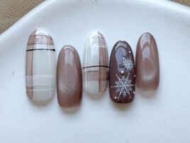 チェックネイル