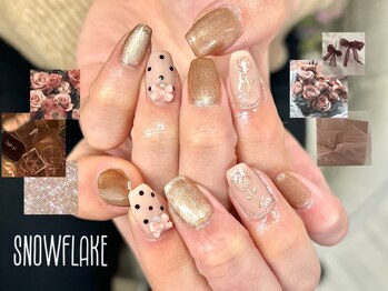 スノーフレーク(Snowflake)/定額デザインコース¥8000