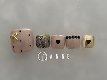 アンネ 梅田 ALLYS店(ANNE)/foot art design7月☆パラジェル