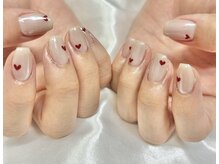 ムーンネイル(moon nail)/ワンポイントハート