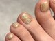 シーエスシーネイル(cscnail)の写真/【足先の彩りがモチベーションをあげてくれる】*お湯ケアで“素足の質”を上げるフットネイル*