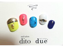 ネイルサロン ドゥーエ(due)/フットジェルやり放題¥9880