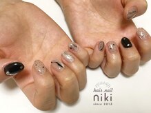 ニキ ヘアー ネイル(niki hair nail)/ブラックネイル