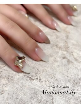 マドンナリリー(Madonna Lily)/ホワイト×マグネットグラデ★