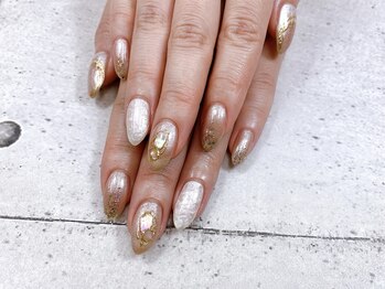 ネイル ビューティーマジック 葛西本店/パールシェルネイル