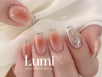 ルミネイル 池袋東口サンシャイン店(Lumi Nail)/赤グラデ上品フェミニン