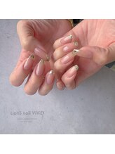 リアンスネイル ヴィヴィッド 岡山店(LianS nail ViViD)/ガラスフレンチ