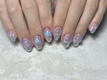 ルノアドットルーム(Lunoa.room)/ハートちゅるんパウダーネイル