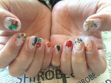 トータルサロン 白べぇーっ プラス/腹ペコ青虫ネイル★