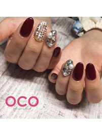 ツイードネイル