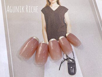 アグニークリッシェ(Agunik Riche)/【シンプルネイル】