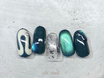 ユーケーネイル(uk nail)/定額アート7500円