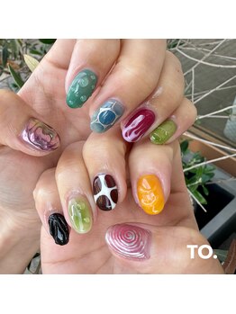 トゥーネイル バイ フォーク 仙川(To.nail byFOLK)/持ち込みデザイン